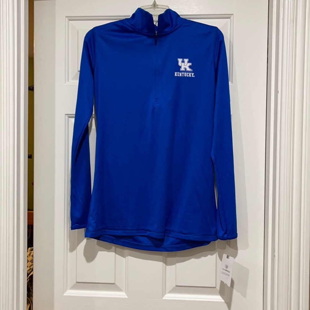 Kentucky blue dry fit women’s quarter zip
